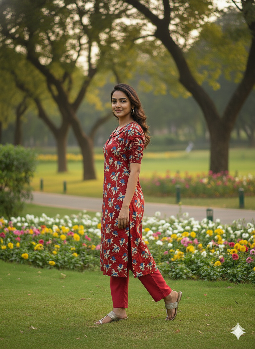 Floral Siyani Collar Set