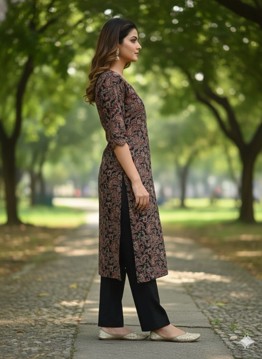 Kalamkari Prints Kurti Sets