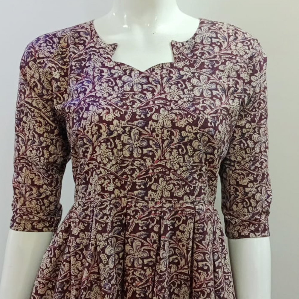 Kalamkari Frock Kurti