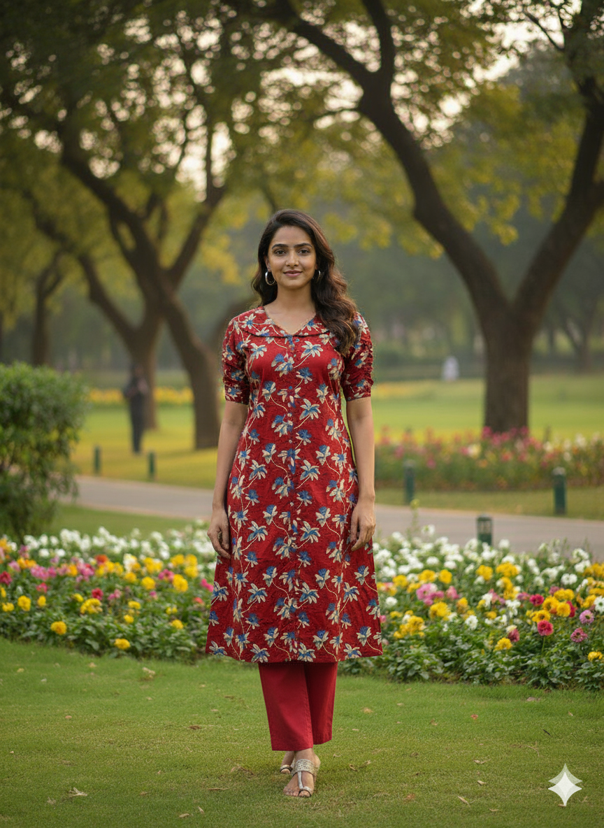 Floral Siyani Collar Set