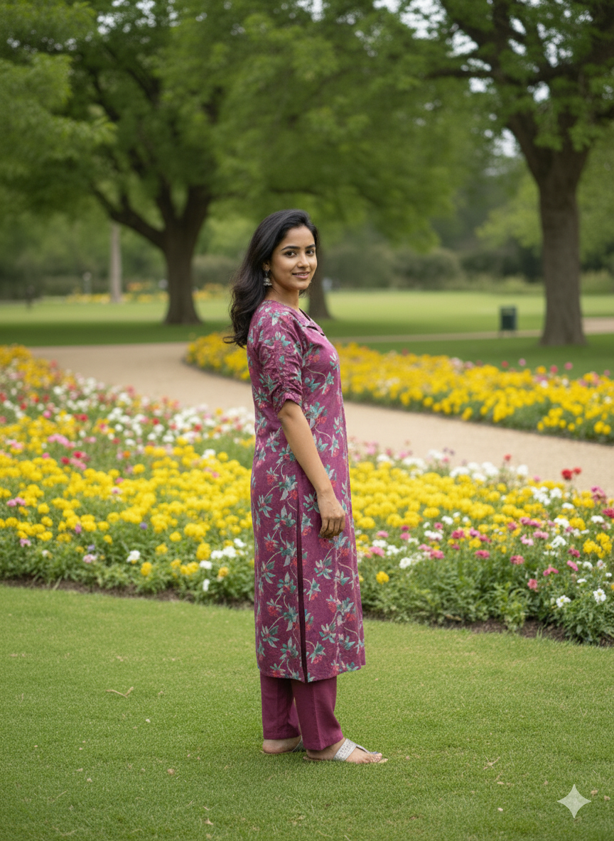 Floral Siyani Collar Set