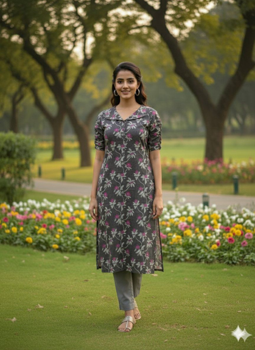 Floral Siyani Collar Set