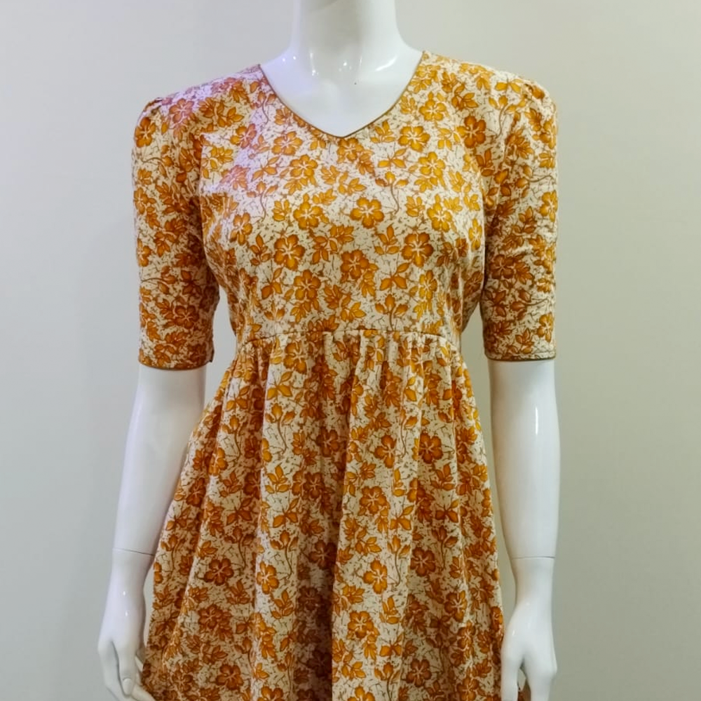 Frock Model Kurti (Puffy-Hands)