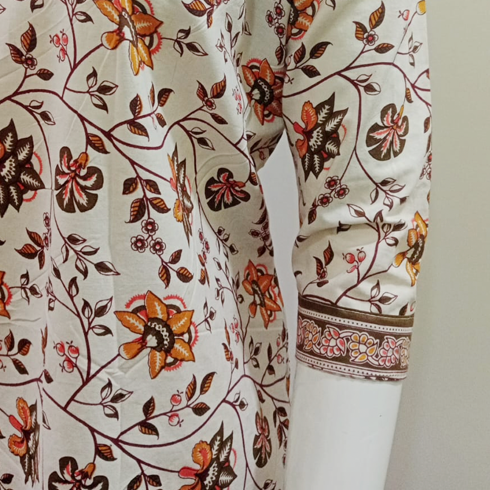 Floral Summer Comfort Kurti Set