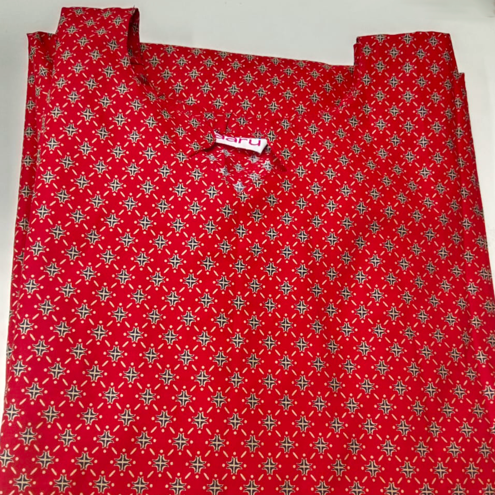 Traditional Red A Line Kurti