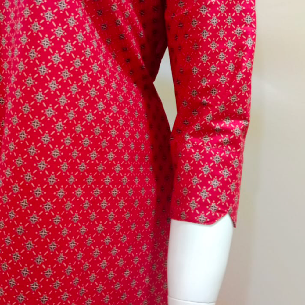 Traditional Red A Line Kurti