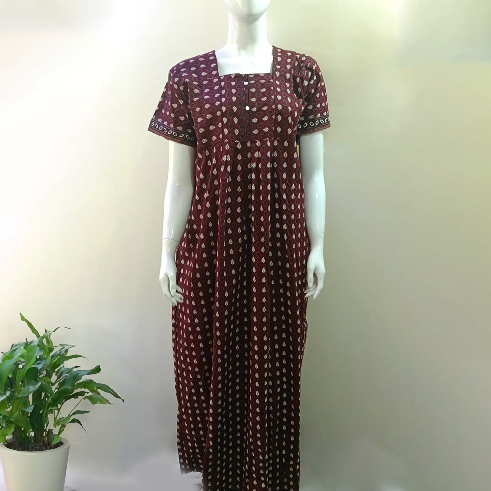 Summer Comfy Brown Nightie Premium Quality