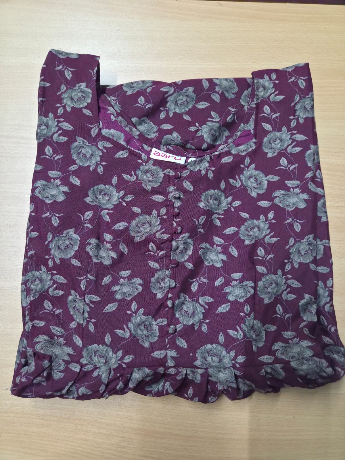 Floral Butterfly Sleeves Step Frocks