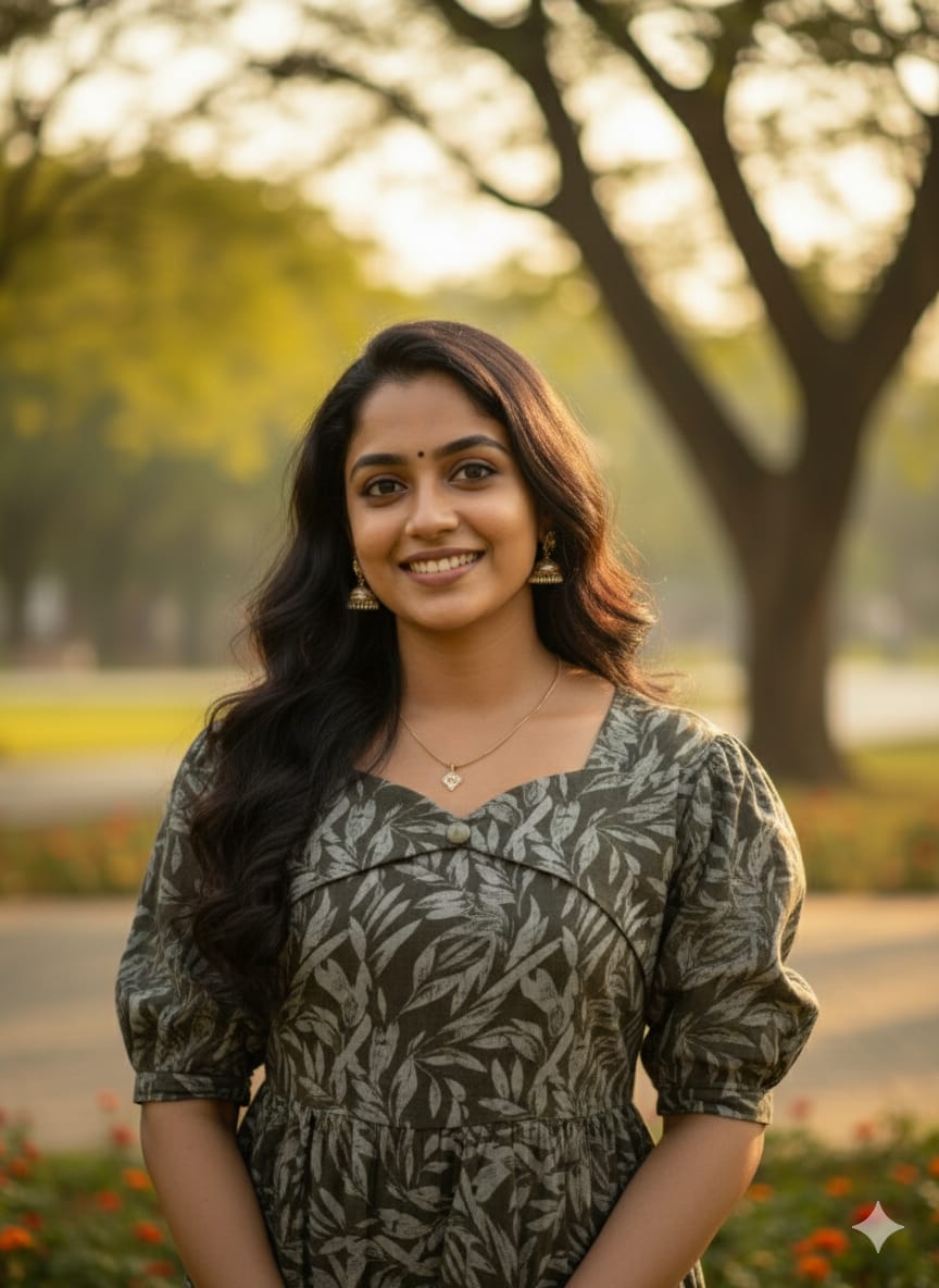 Floral Puffy Sleeves Frocks