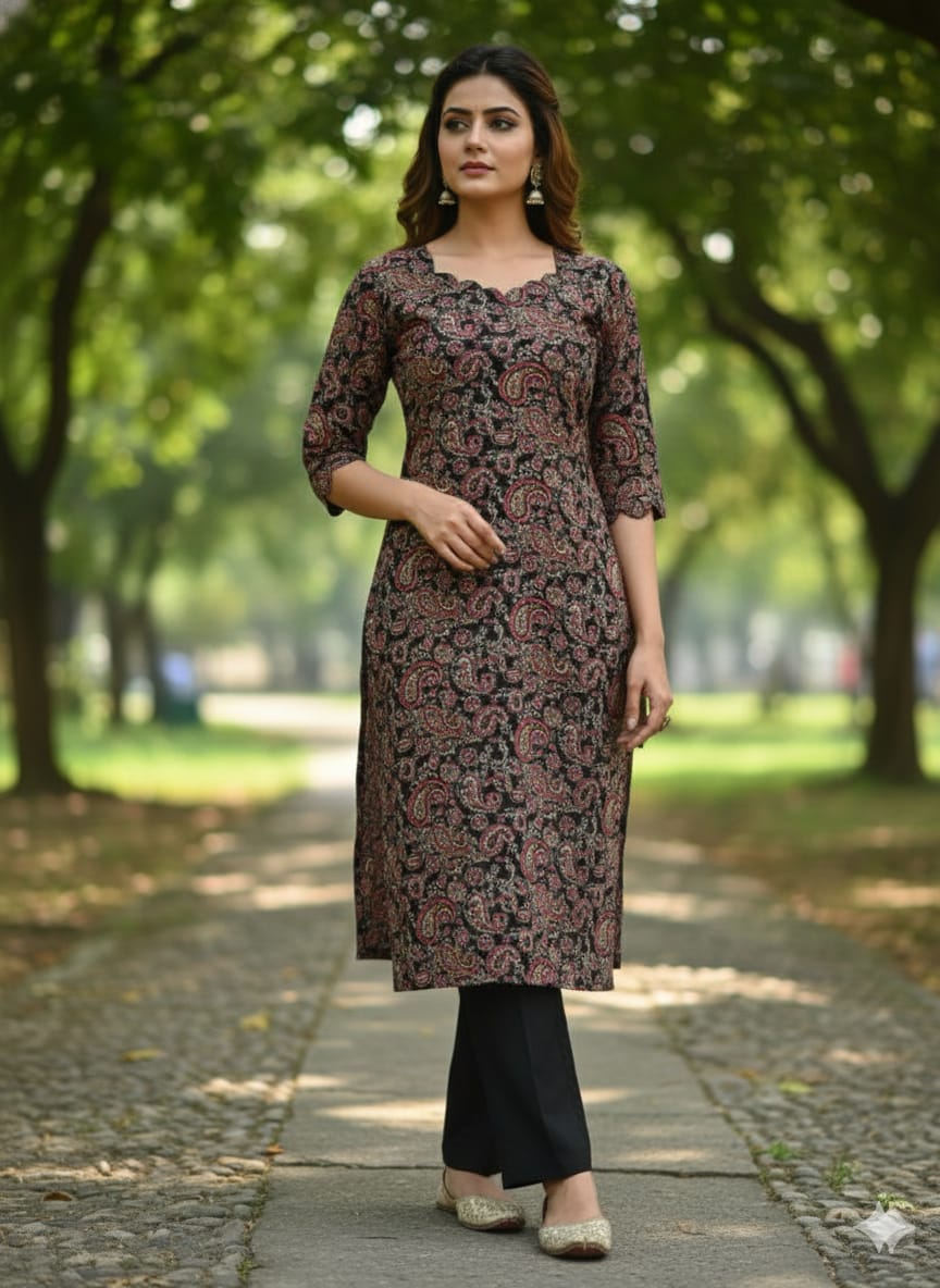 Kalamkari Prints Kurti Sets